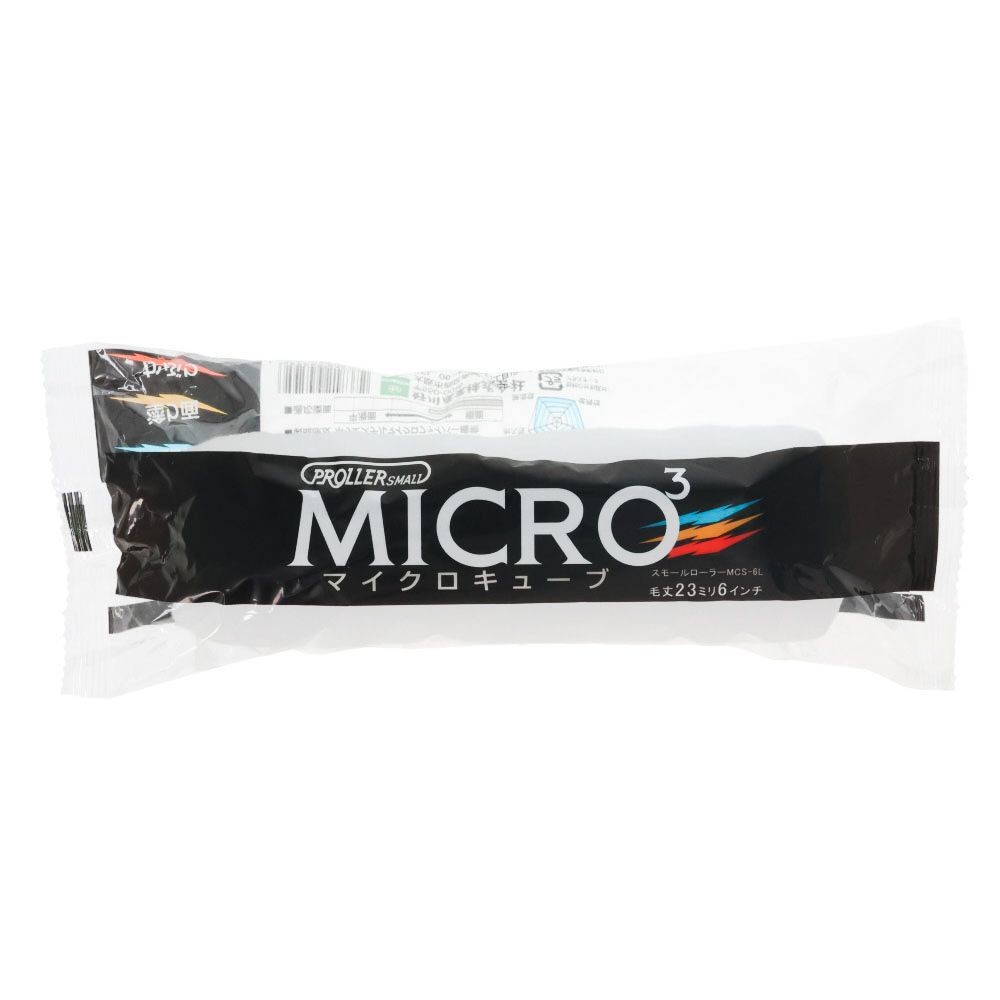 スモールローラー MICRO3（長毛）6R 23mm, ホワイト, 6インチ