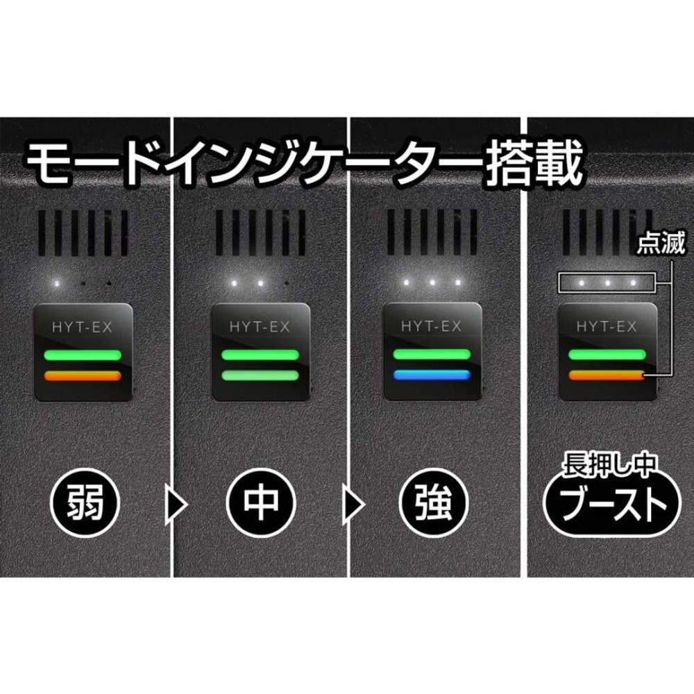 ジェントス ブロワー 疾風 HYT-EX 大型ハンディブロワー, 黒, HYT-EX
