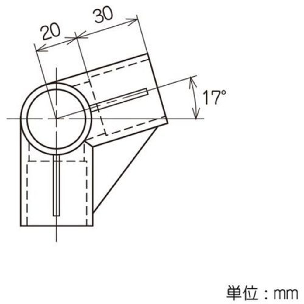 YAZAKI 矢崎化工 イレクタープラスチックジョイント J-33 S 屋根部分用 Φ28用, ブラック, J-33 S