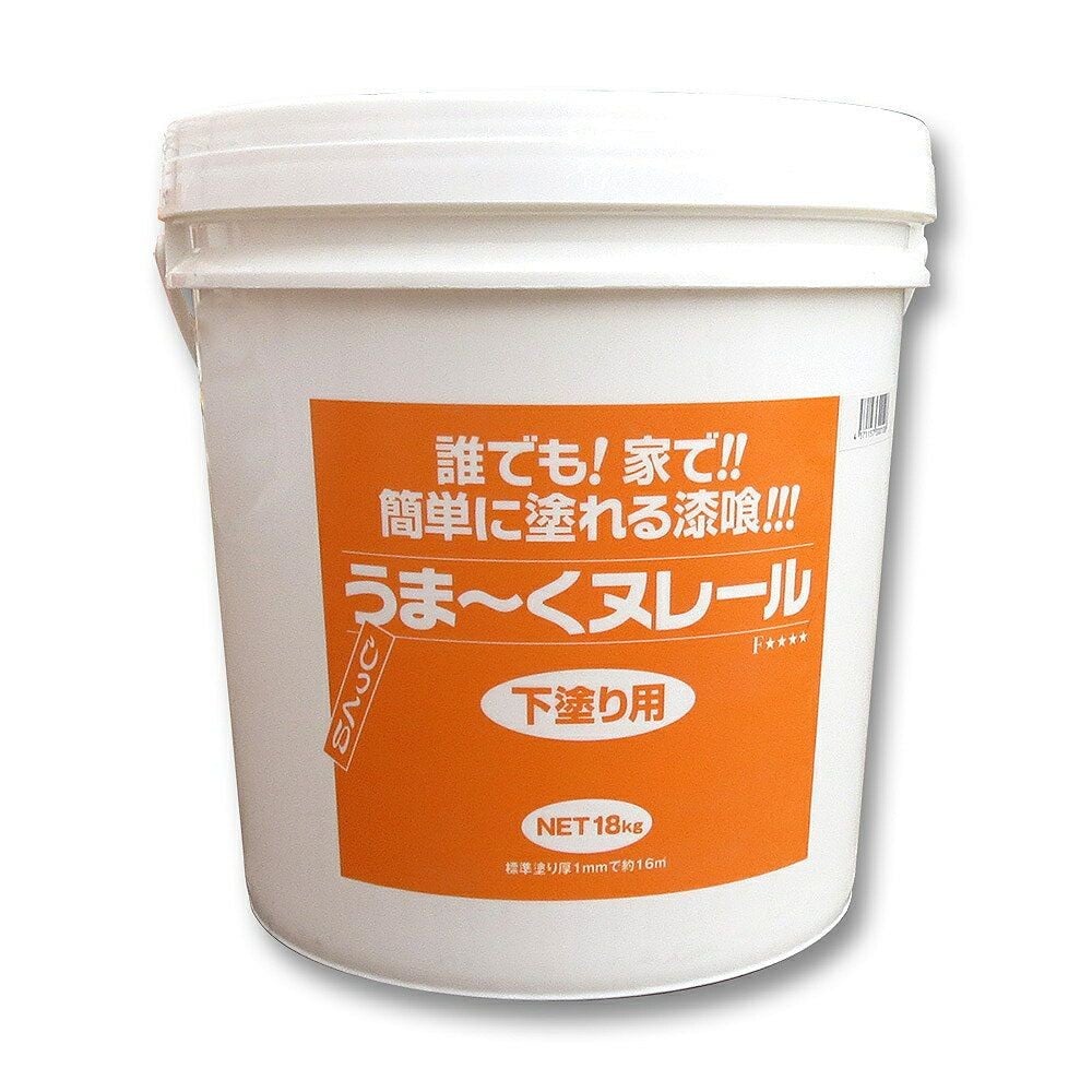 日本プラスター 漆喰うま〜くヌレール 18kg 下塗り用, 下塗り, 18kg