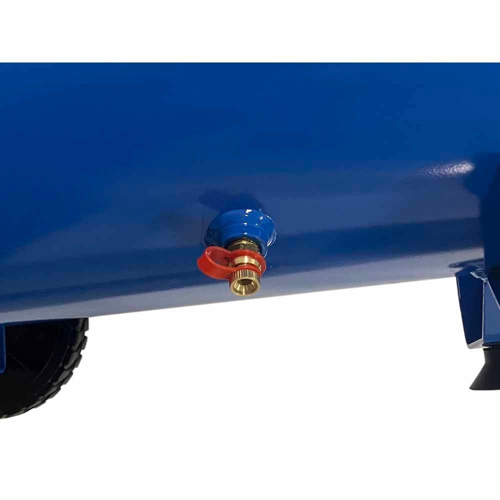 WIZ'A ウィザ 静音 オイルレス エアーコンプレッサー 24L SOF-1024W, ブルー, 24L