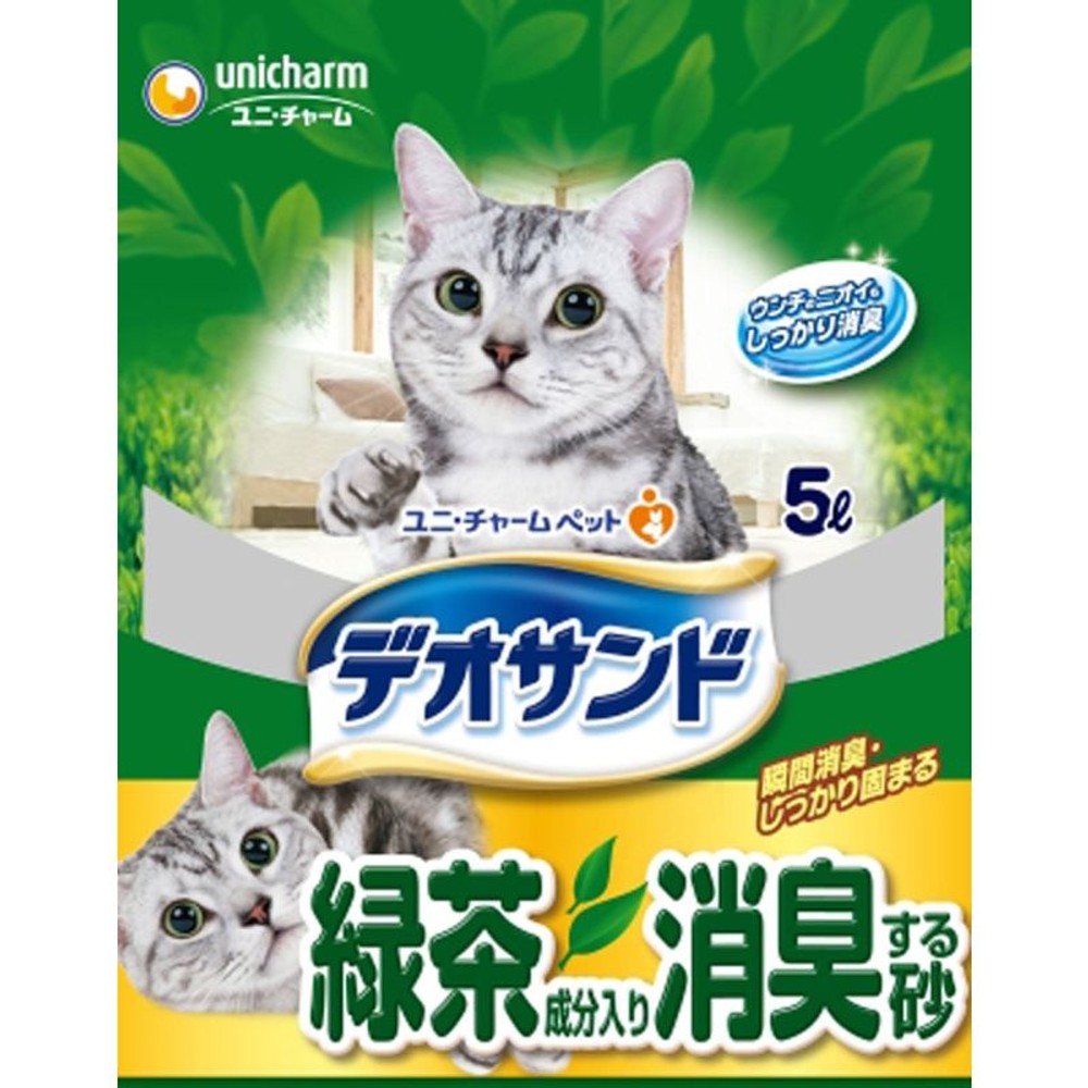デオサンド緑茶成分入り消臭する砂　5Ｌ, その他カラー１, その他サイズ１