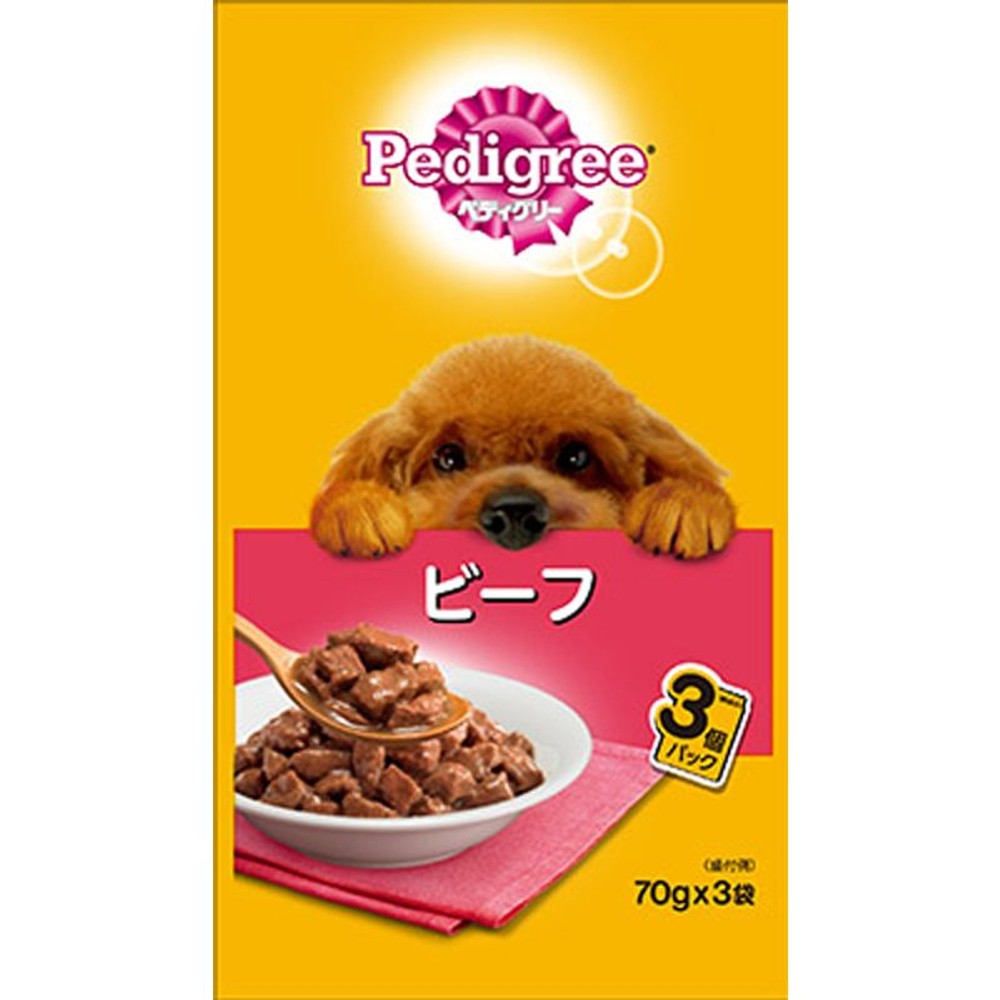 ペディグリー3Ｐ　成犬用ビーフ, その他カラー１, その他サイズ１