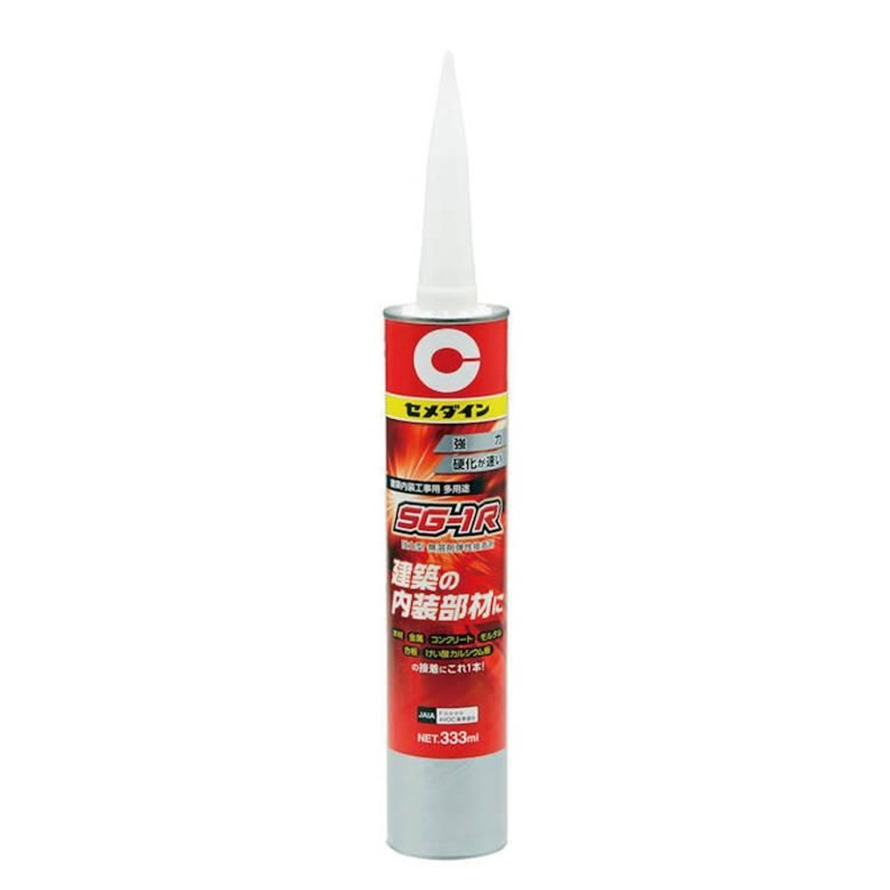 セメダイン 多用途 内装用 333ml SG-1R, 白, 333ml