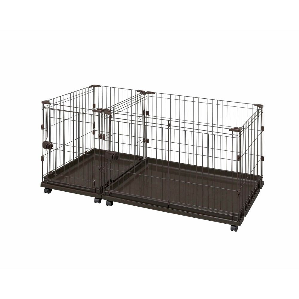 アイリスオーヤマ コンビネーションサークル CS-1400V ウォールナット, ウォールナット, 幅1410mm&times;奥行650mm&times;高さ650mm