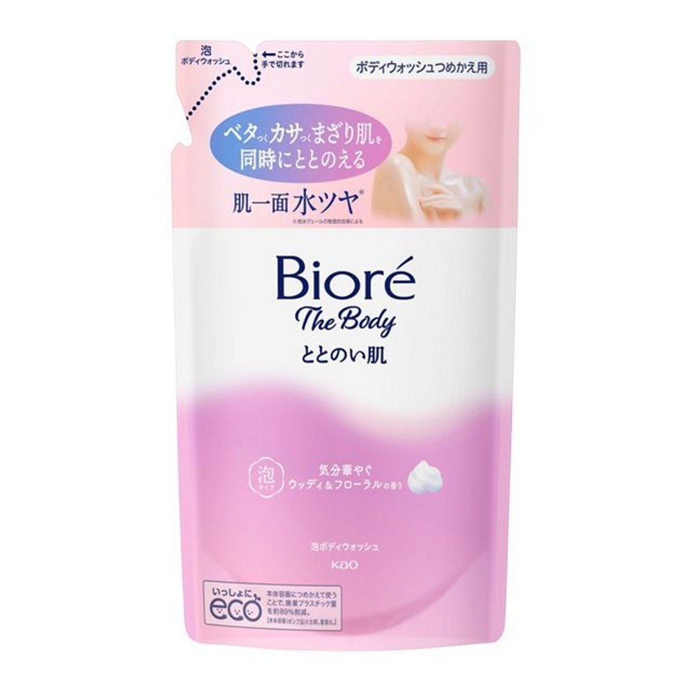 ビオレ ザ ボディ　ととのい肌　泡タイプ　ウッディ＆フローラルの香り　つめかえ用　４４０ｍｌ, ウッディ＆フローラルの香り, 440ml