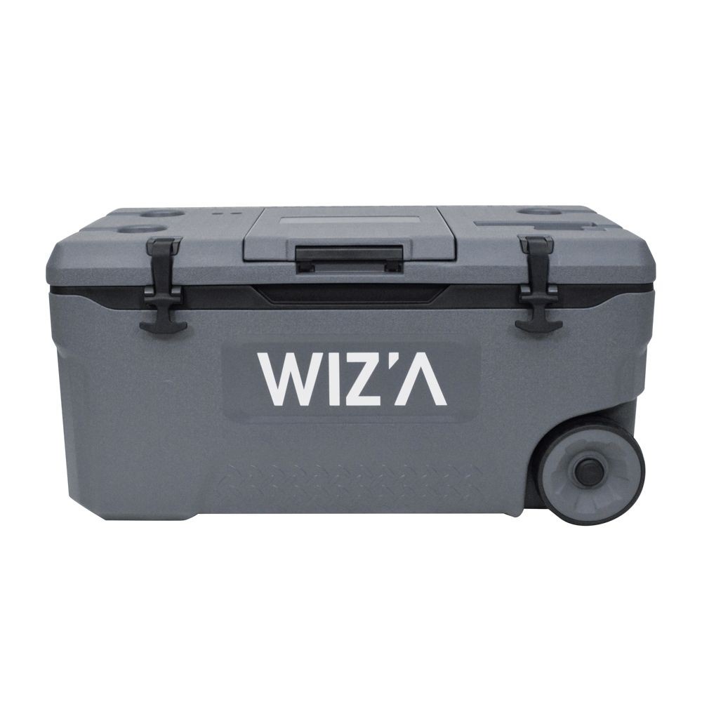 ウィザ WIZ'A 5DAYS　クーラー　キャスター付  75L, ダークグレー, 75L
