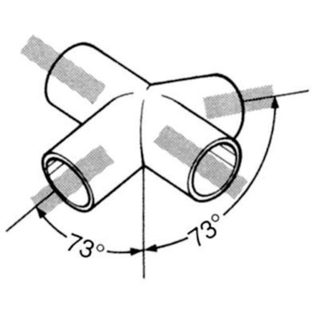 YAZAKI 矢崎化工 イレクタープラスチックジョイント J-3 S 屋根部分用 &Phi;28用, ブラック, J-3 S