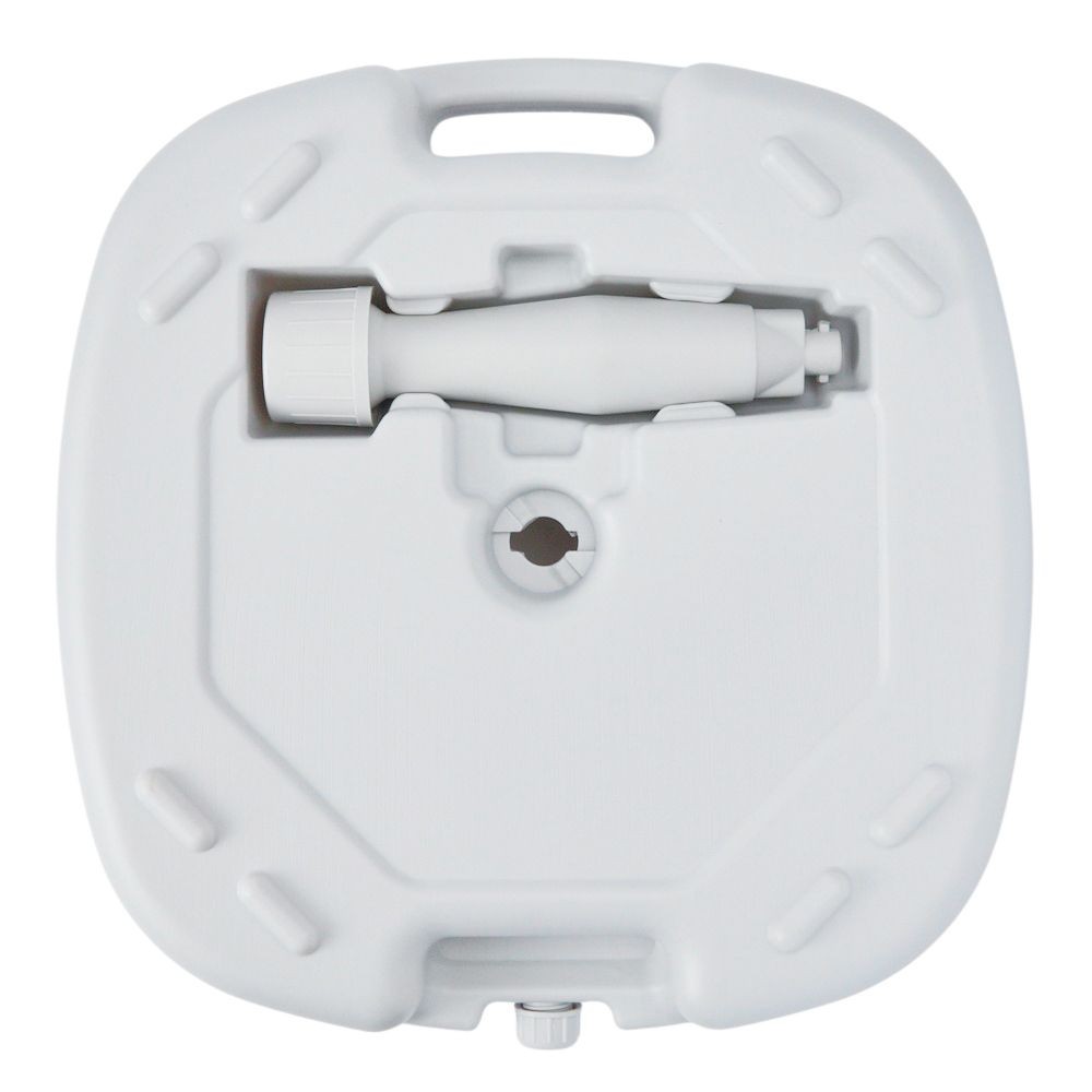 パラソルスタンド19, ホワイト, 46×46×15cm