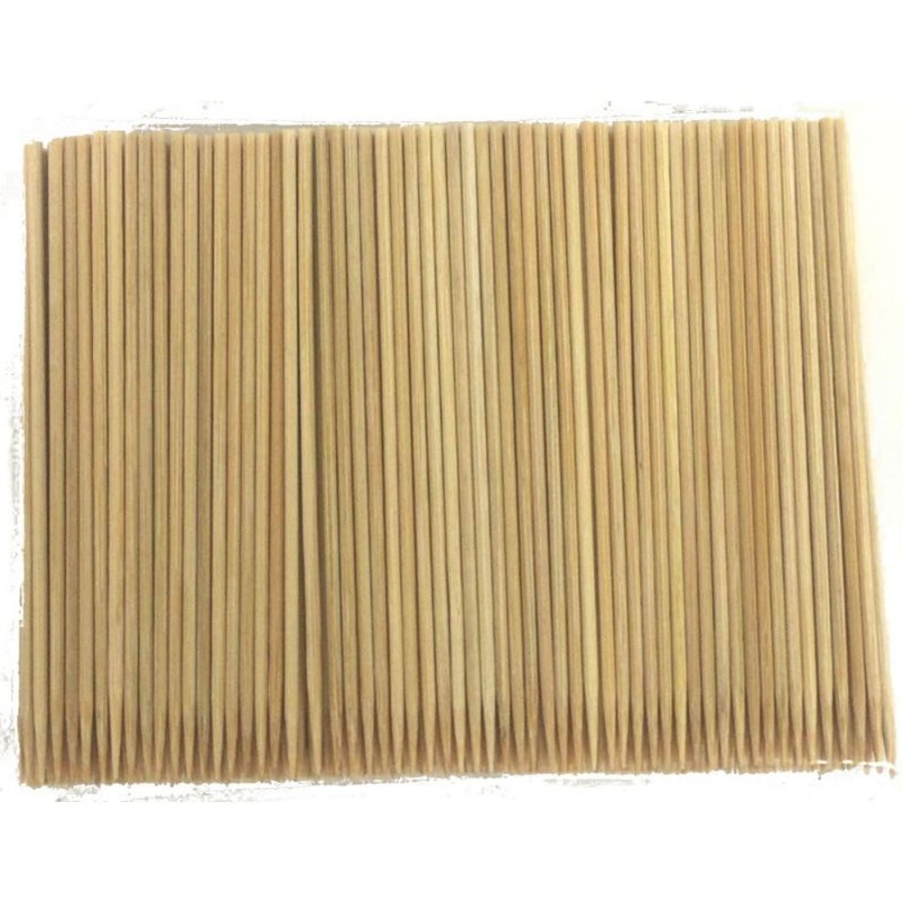 まるき　ぎんなん串　えび串　500本入, 木目（9cm）, 9cm