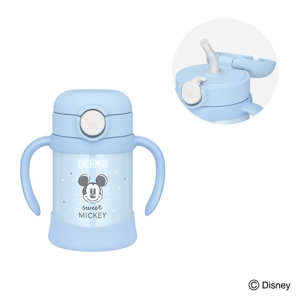 サーモス　まほうびんのベビーストローマグ ＦＪＴー２５０ＤＳ ＰーＢ, パステルブルー, 250ml