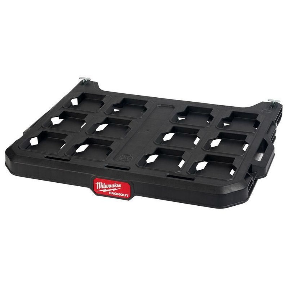 milwaukee PACKOUT  シェルフ 収納棚 48-22-8481, ブラック, 約奥行422×間口533×高さ99mm