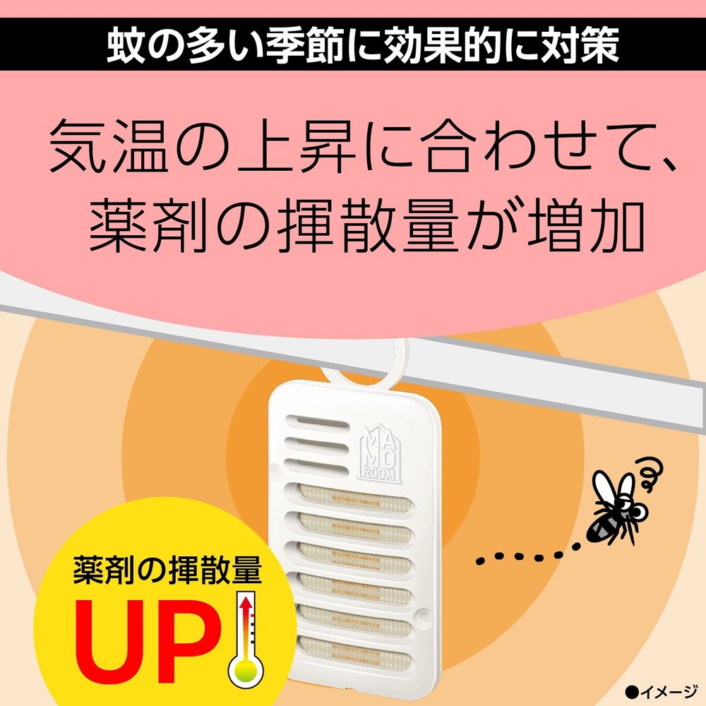 アース　マモルーム　蚊に効く吊るだけプレート　１年用, 虫よけプレート, 1年用