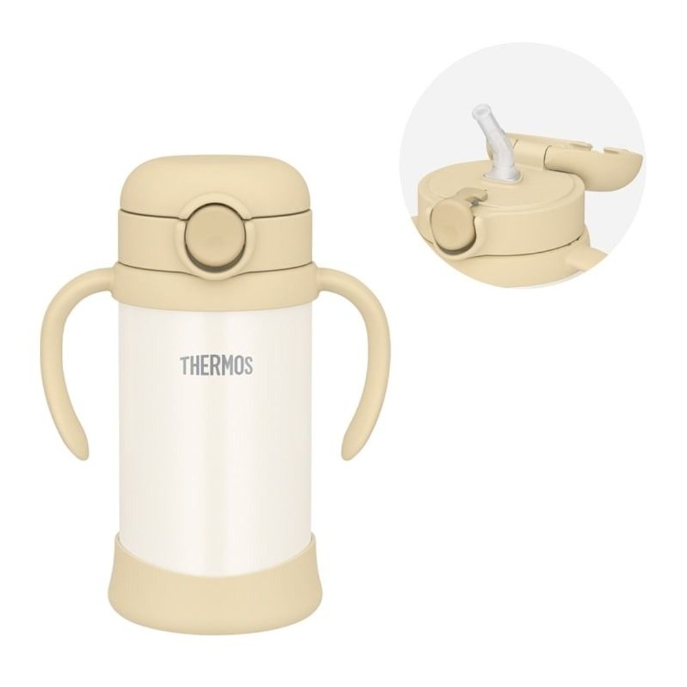 サーモス　まほうびんのベビーストローマグ ＦＪＴー３５０ ＳＤＢＥ, サンドベージュ, 350ml