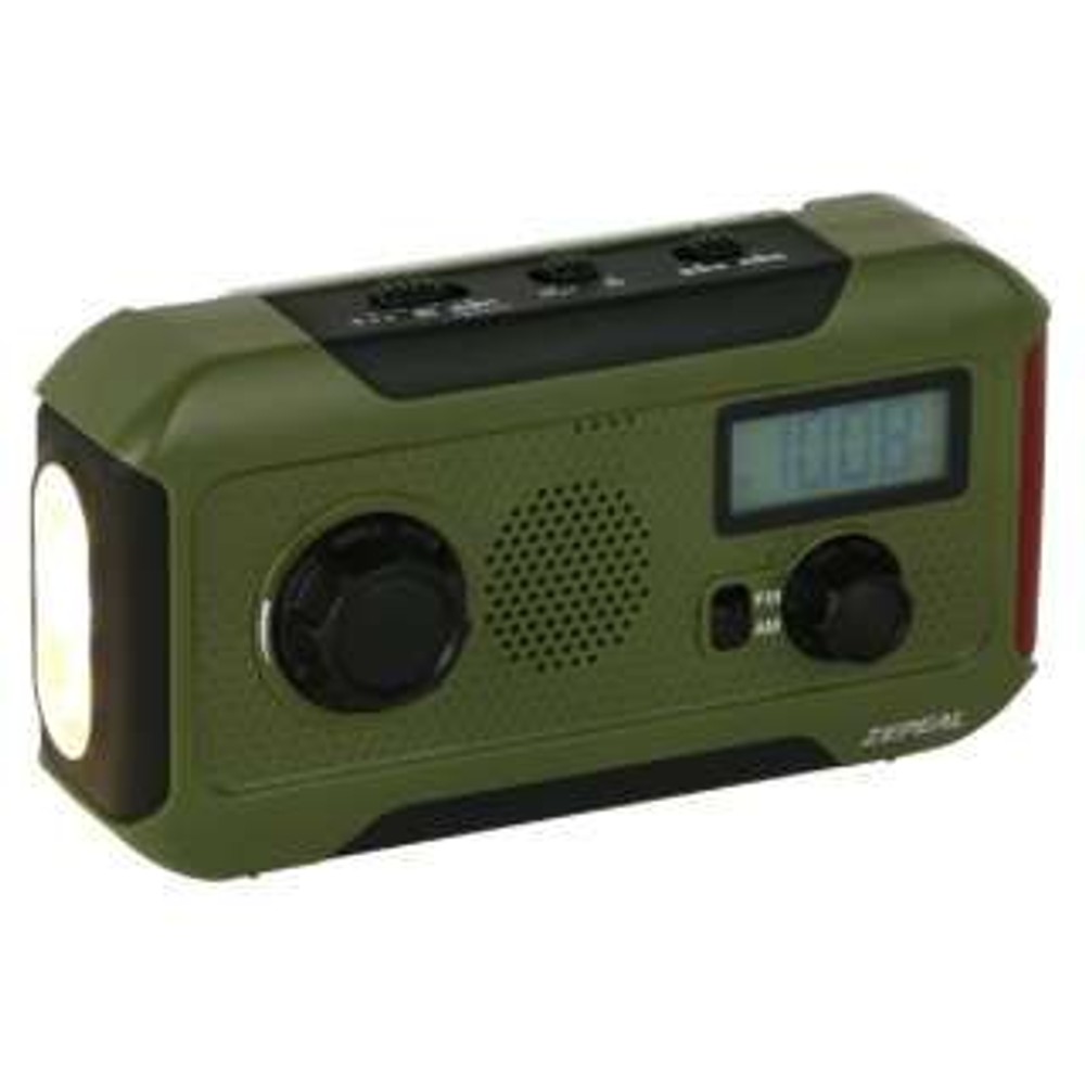 【数量限定】ゼピール手回し充電ラジオライト   DJL-H363, グリーン, DJL-H363
