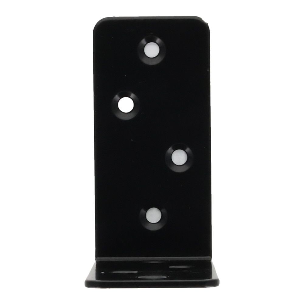 ２×４金具Ｌ型タイプ　３５×７５×７５, 黒, L型