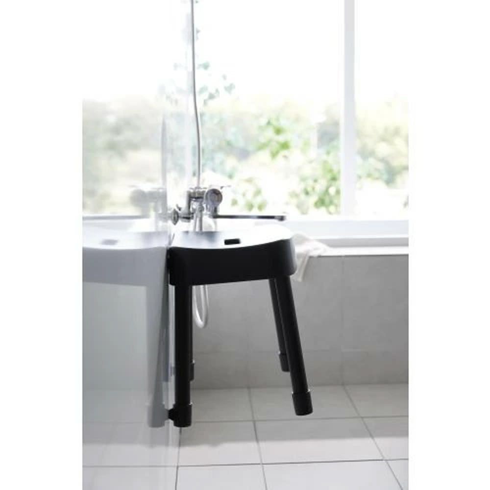 山崎実業 MIST ミスト マグネット&風呂イス SH35, ホワイト, 幅335mm&times;奥行280mm&times;高さ350mm