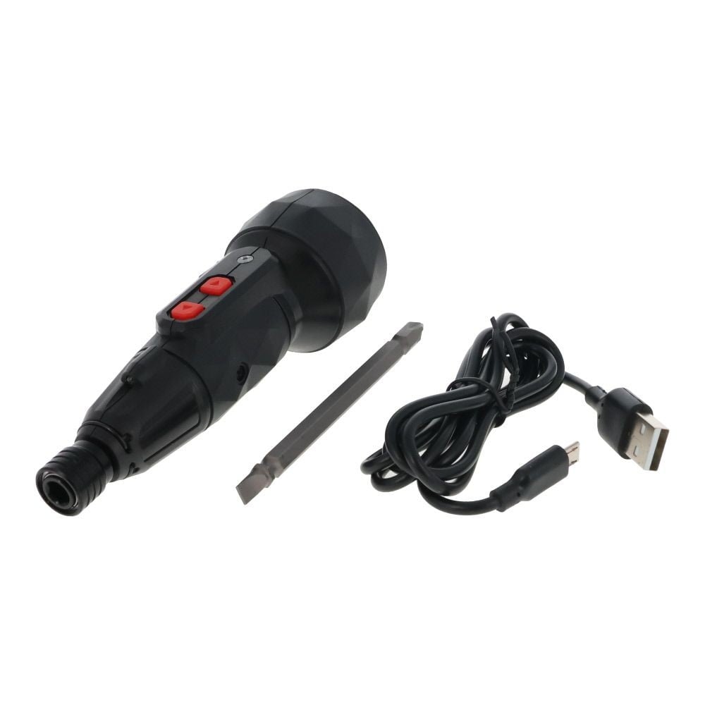 ウィザ WIZ'A　３．７Ｖ充電式電工ドライバー　ＢＫ, 黒, 3.7V