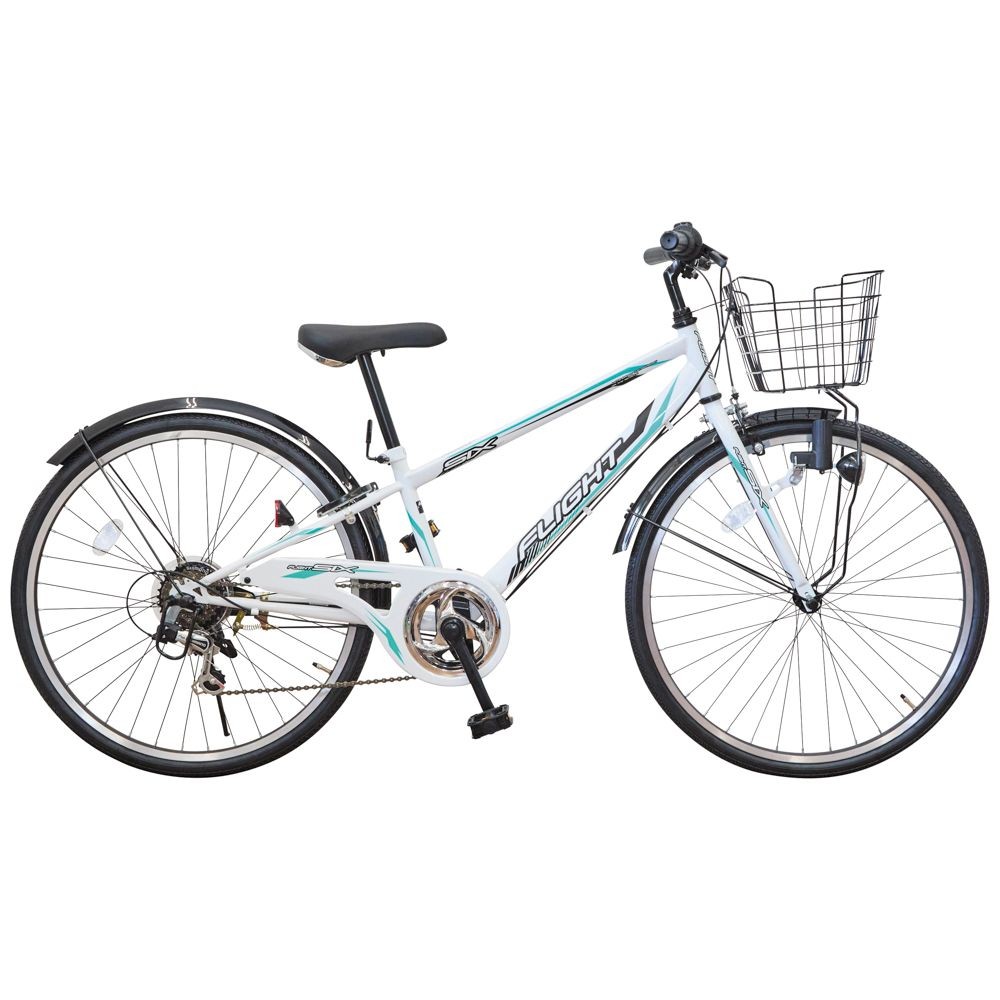 Ｊｒ用クロスバイク フライト ２４インチ, ホワイト, 24インチ