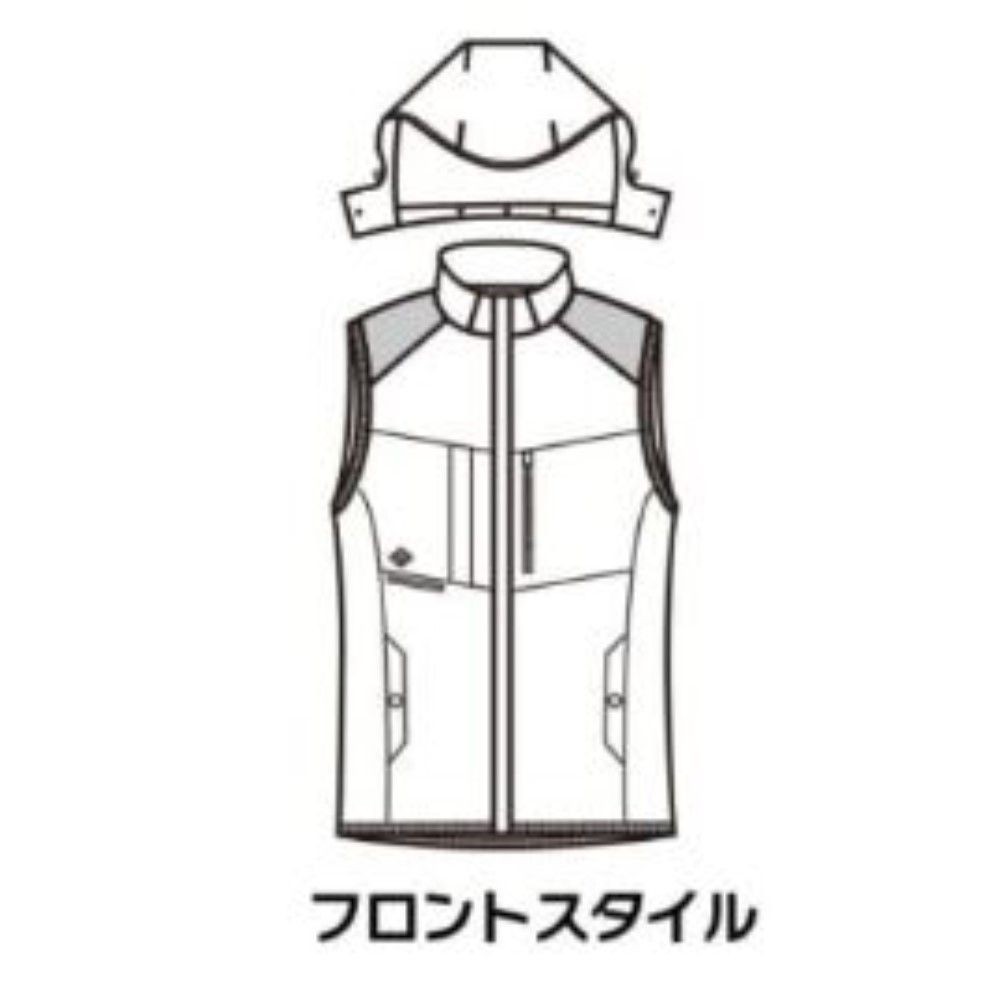 BURTLE AIRCRAFT バートル エアークラフト AC2084 ストームブラック, Sブラック, Mサイズ