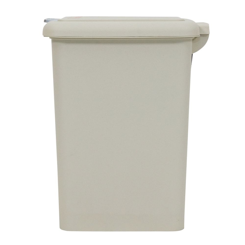 いちいち踏まなくていい ポイポイ投入口付きペダルペール, ホワイト（10L）, 10L