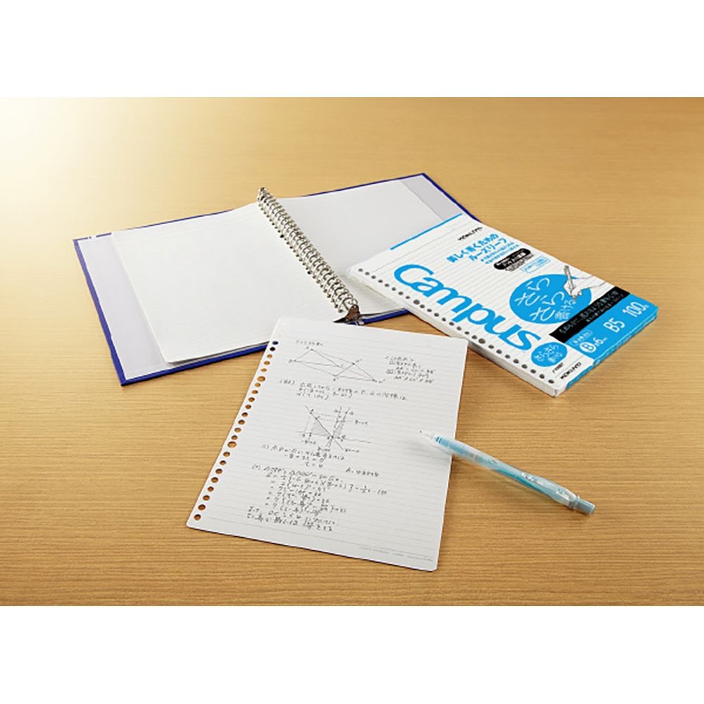 【10冊セット】コクヨ　キャンパスルーズリーフノート　ドット入り罫線　Ｂ罫【メーカー直送・代引不可】, ドットB罫, B5