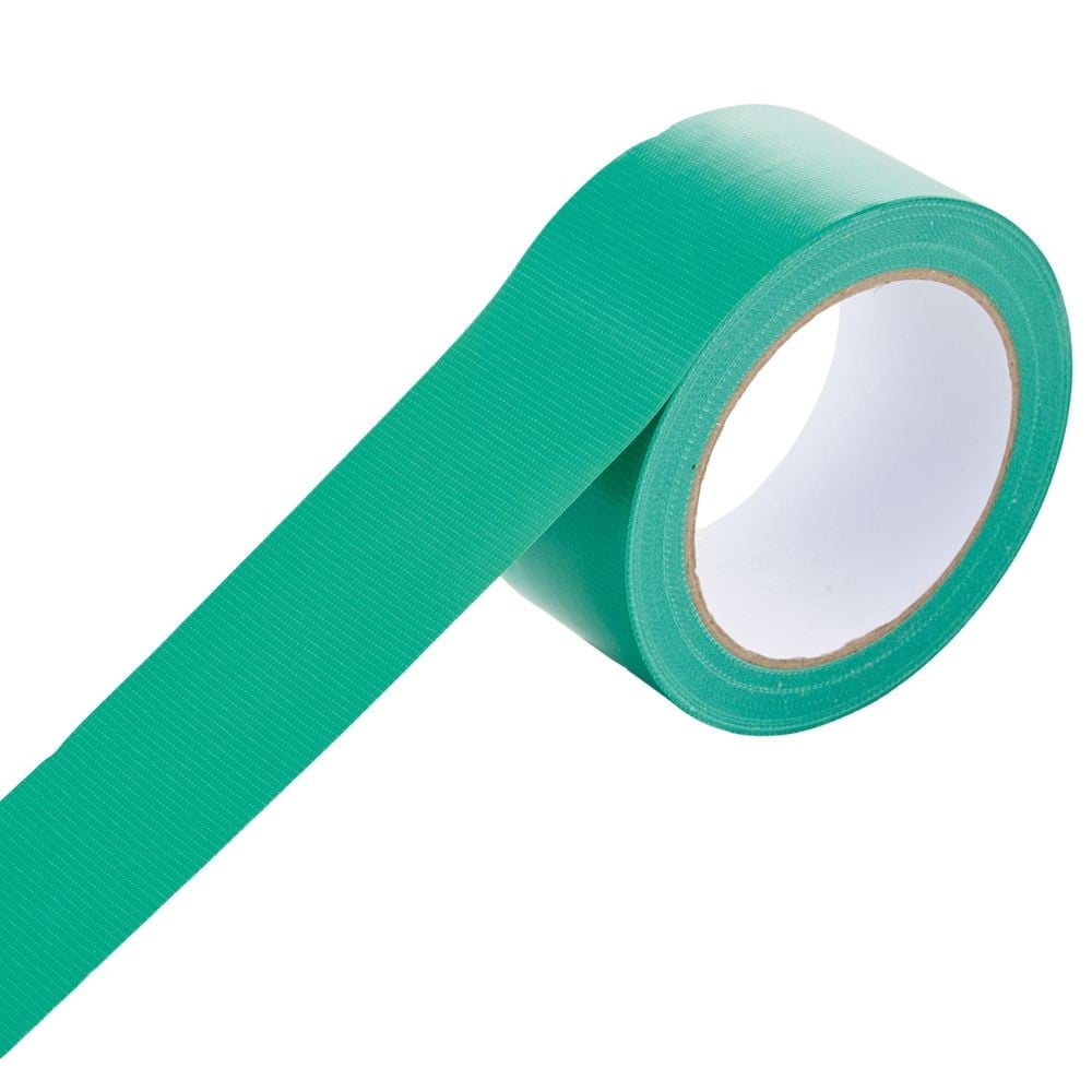 WIZ'A ウィザ　梱包用カラー布テープ緑（約）幅50mm&times;長さ25m, 緑, 50mm&times;25m