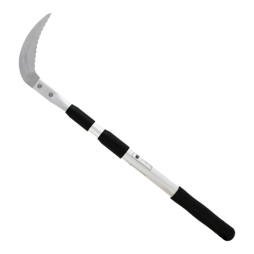 ＣＬＵＢ．Ｊ　アルミ柄3段伸縮万能草刈鎌, シルバー, 約165g