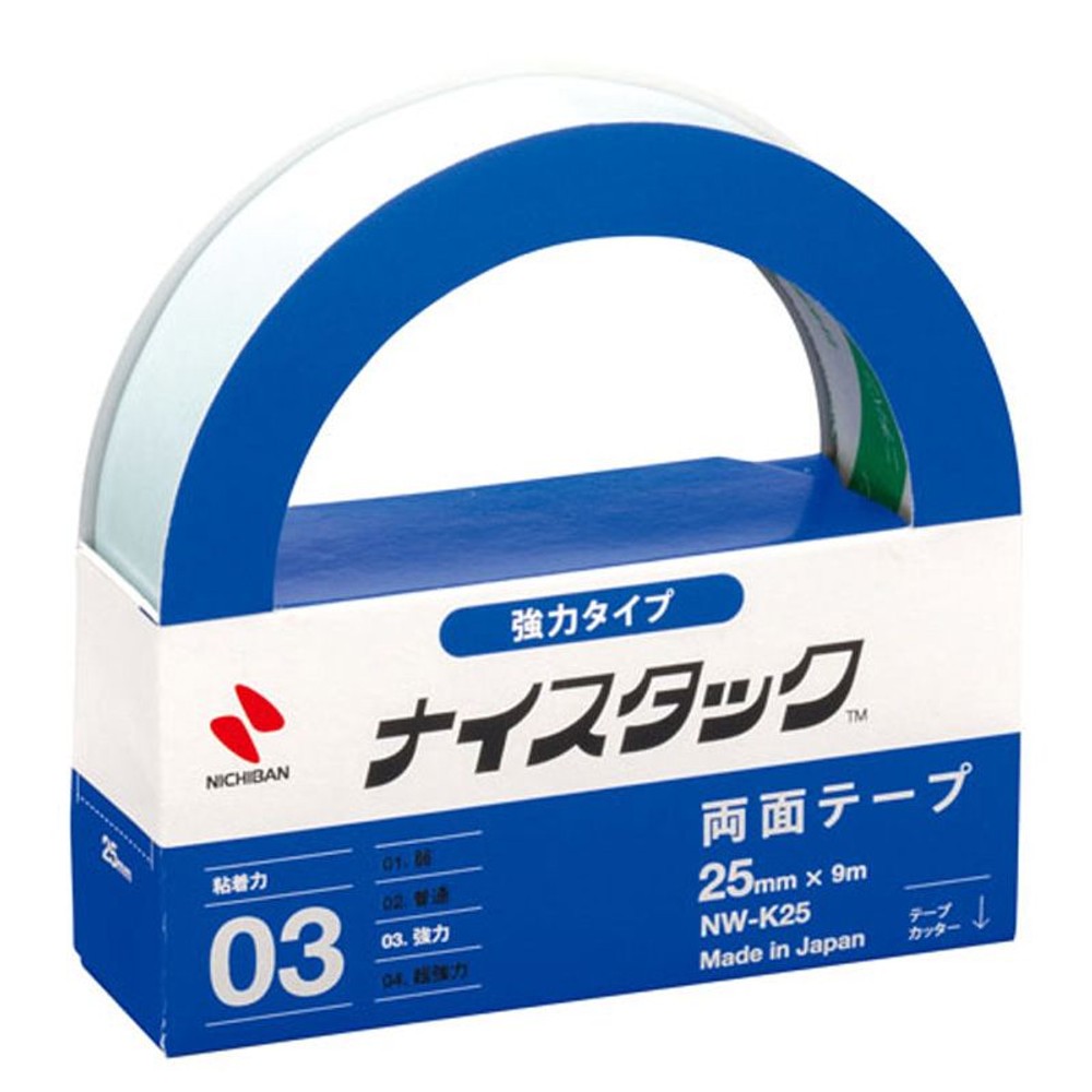 ニチバン　ナイスタック強力　NW-K25, 強力タイプ, 25mm×9m