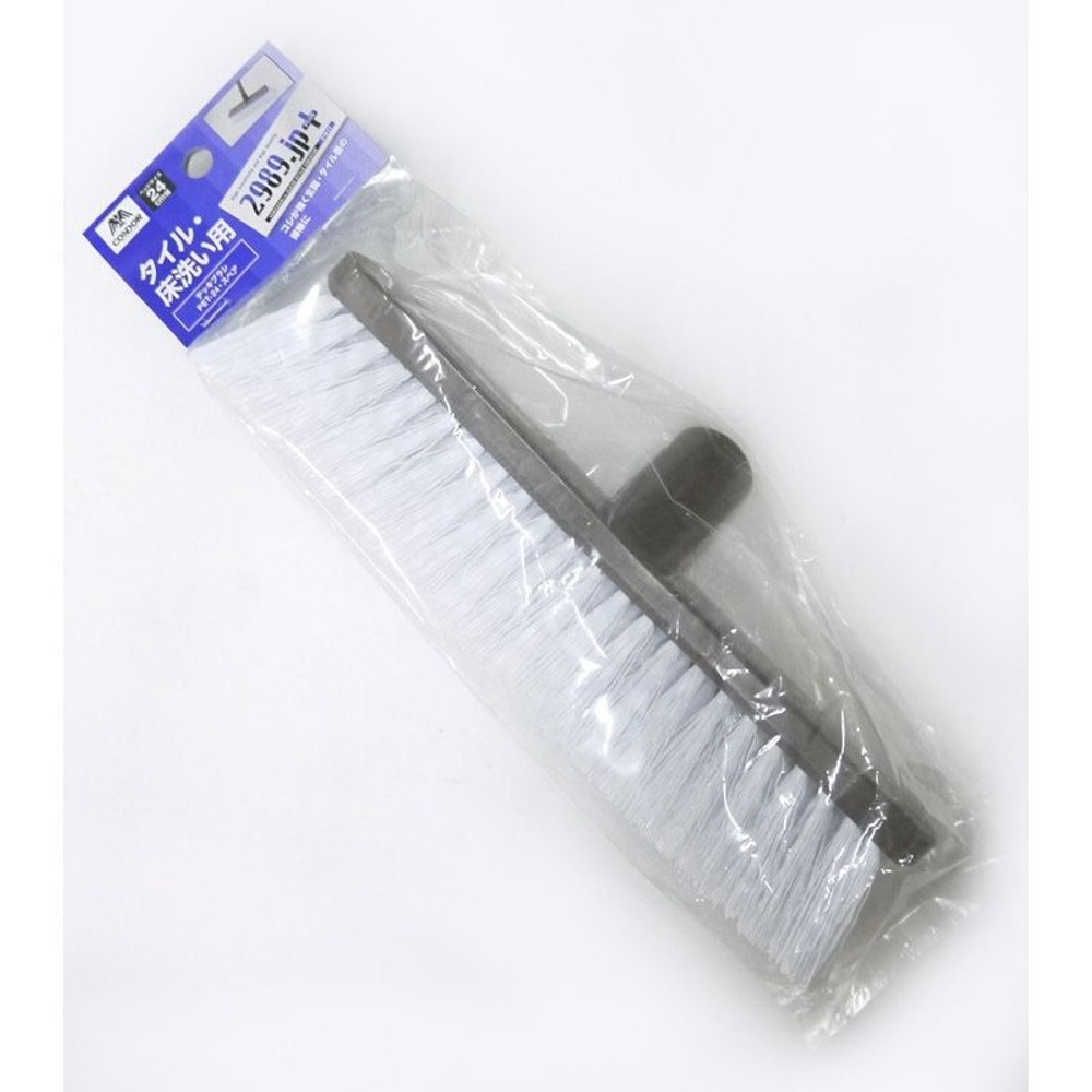 2989．ｊｐ＋　デッキブラシＰＥＴー24スペア, 白, 幅24cm幅広タイプ