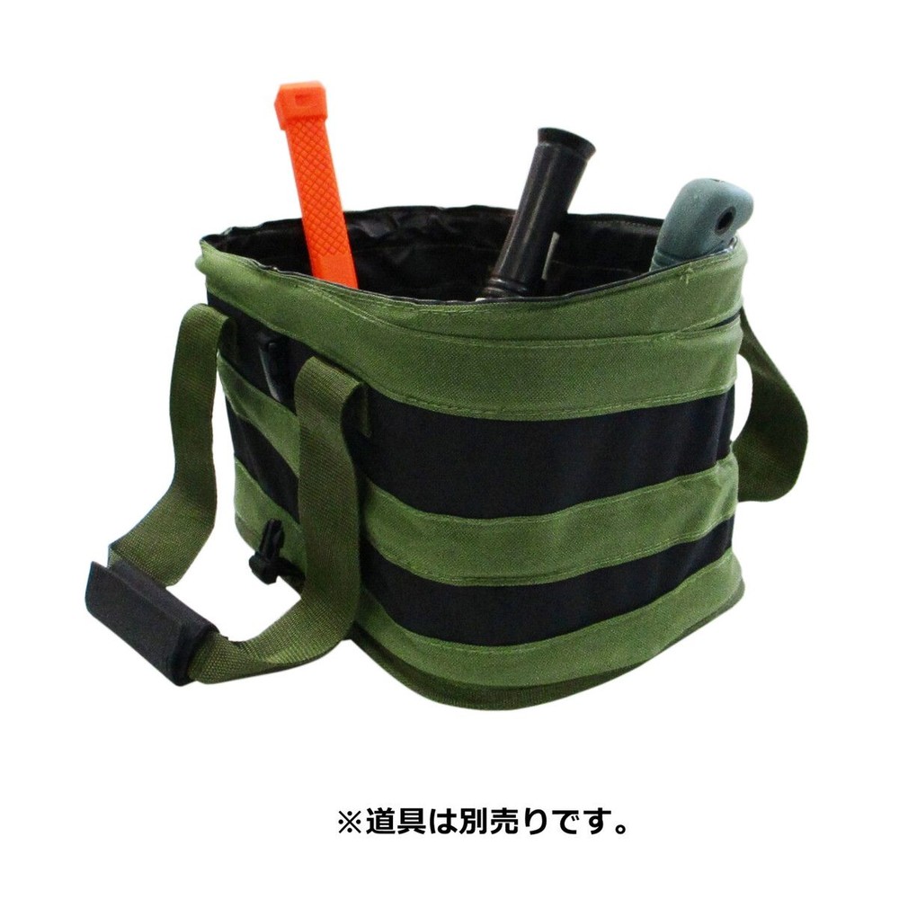 ウイザ WIZ'A　スプリングバッグ　ラウンド型　緑帯, グリーン23cm, 23cm
