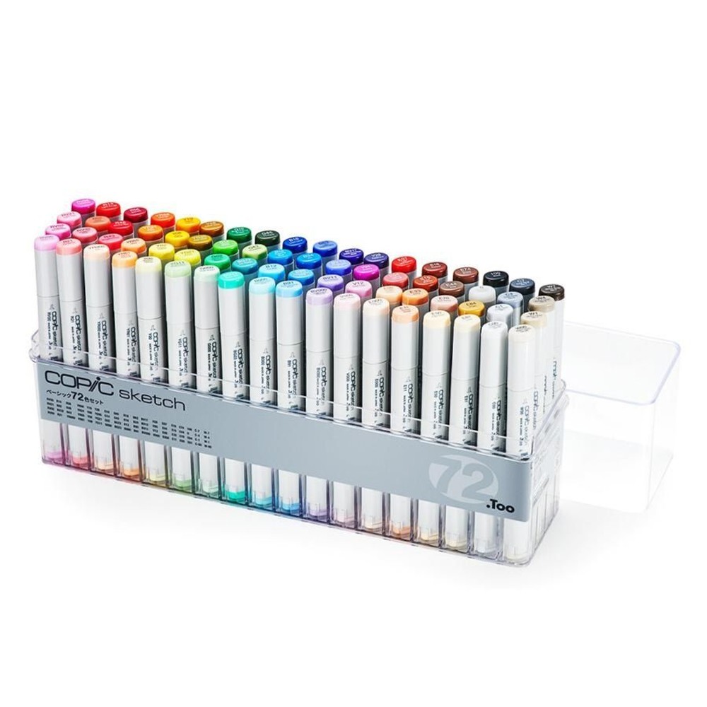 コピックスケッチ ベーシック 72色セット 12502084, ベーシック 72色セット, コピックスケッチ セット