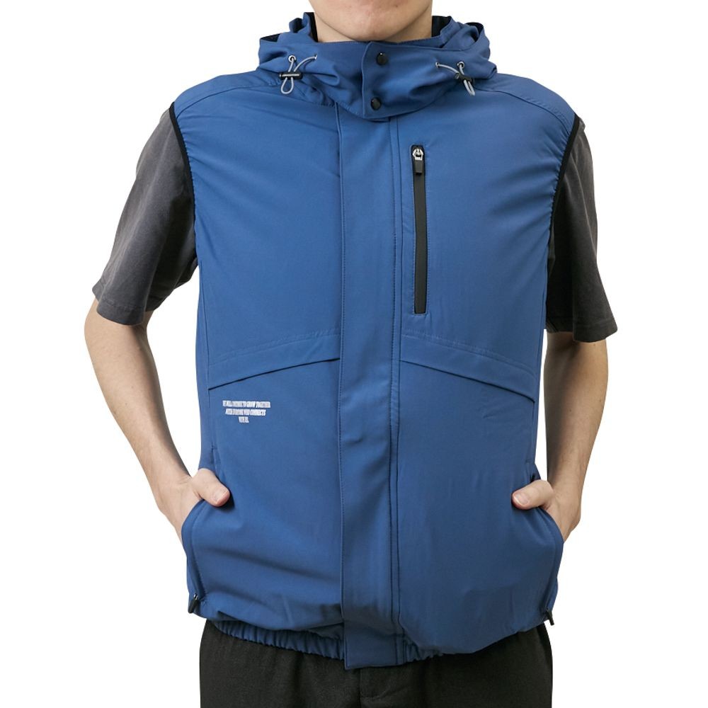 【2025年モデル】ウイザ WIZ'A 空調ウェアＰＲＯ　ベスト　ブルーグレー, ブルーグレー, Lサイズ