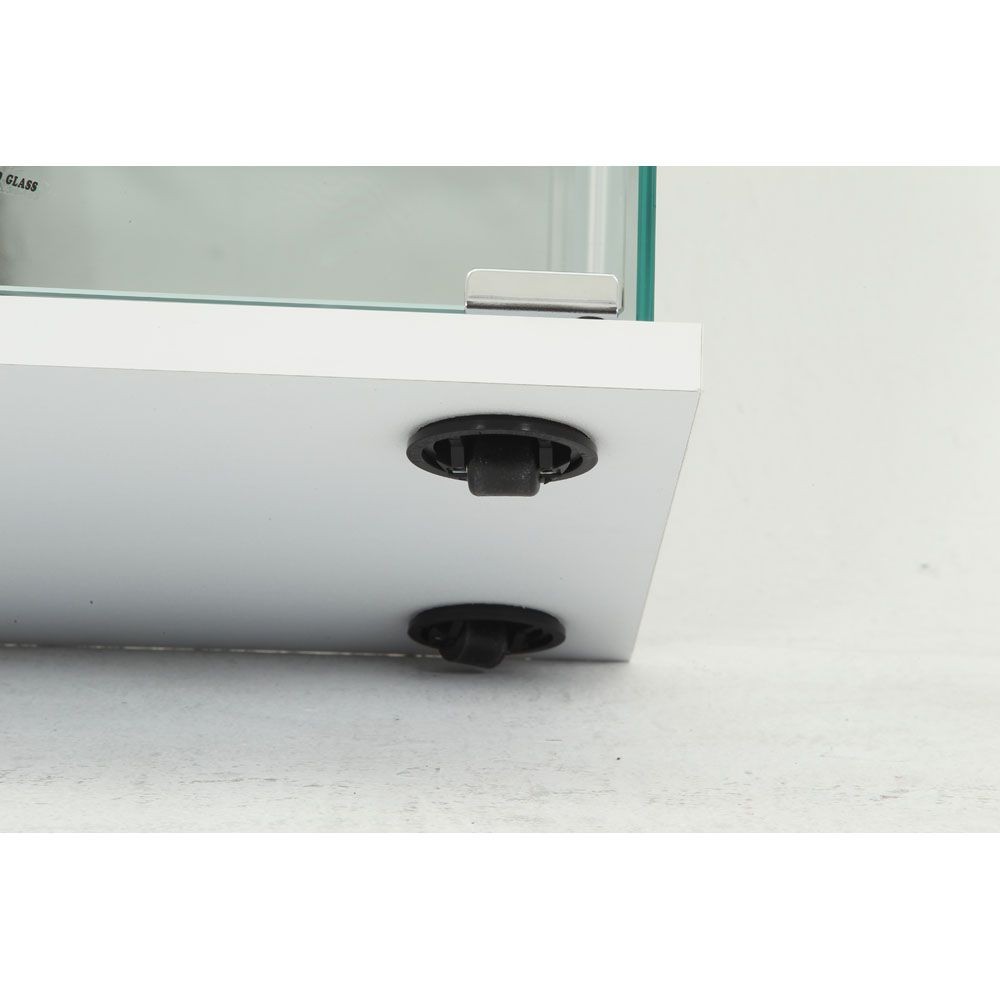 不二貿易 ガラスコレクションケース　ＢＡＡＬ　ＷＨ【メーカー直送・代引不可】, ホワイト, 幅390mm&times;奥行300mm&times;高さ1195mm