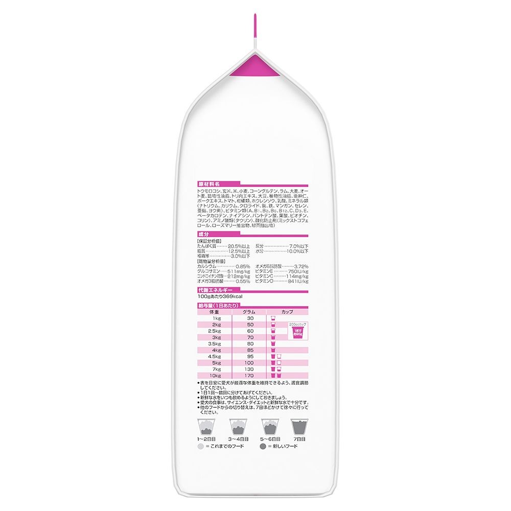 サイエンス・ダイエット　アダルト　ラム＆ライス　小型犬用成犬用　３ｋｇ, 小型犬用, 3kg