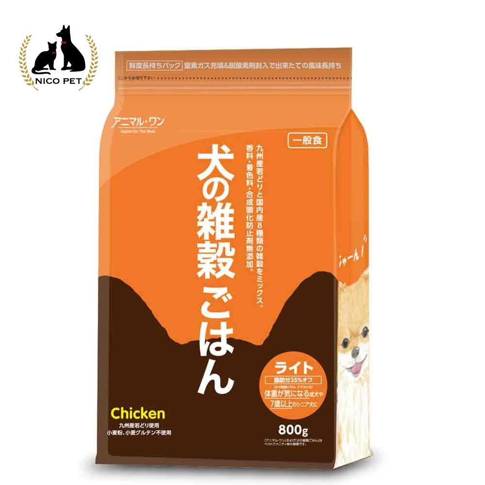 犬の雑穀ごはん ライト チキン 一般食 800g, チキン, 800g