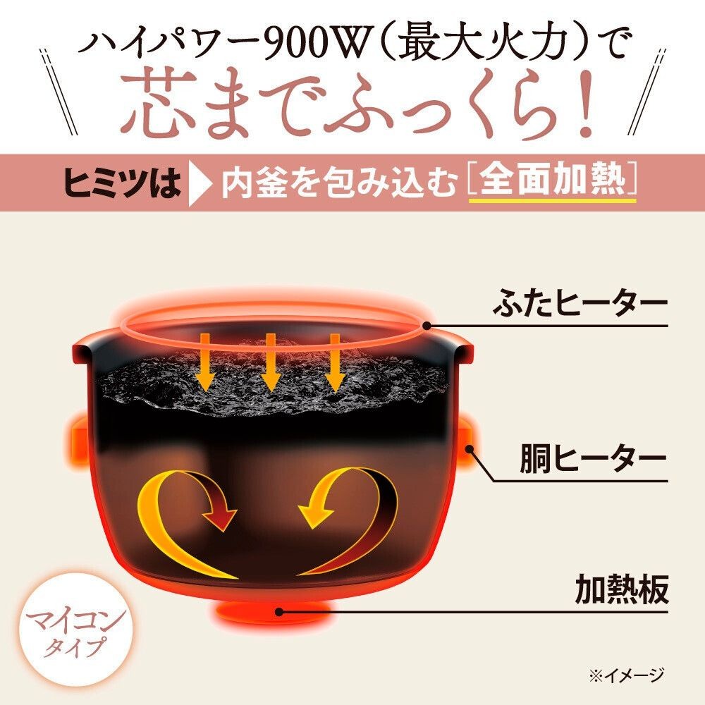 象印 マイコン炊飯ジャー NL-DB18 WA, ホワイト, 1升炊き