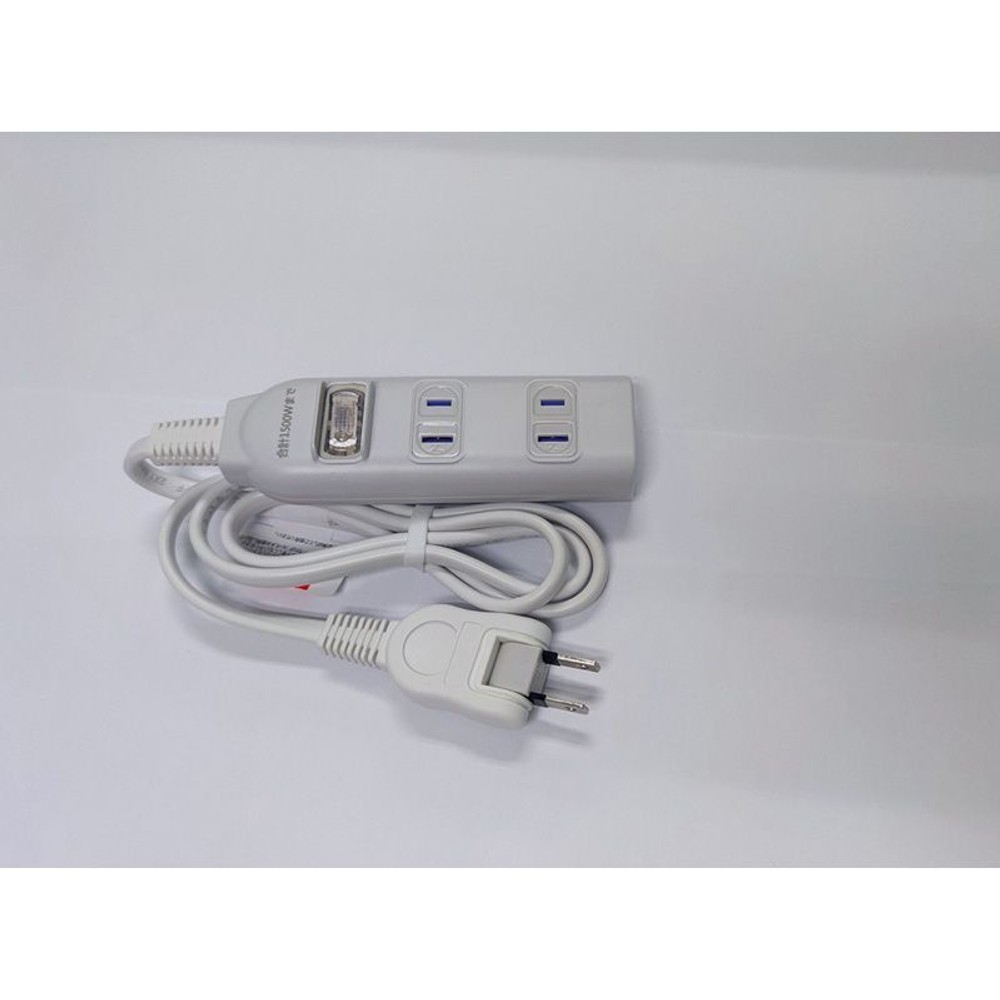 断線に強い集中スイッチ付3個口タップ, その他カラー１, 1.0m