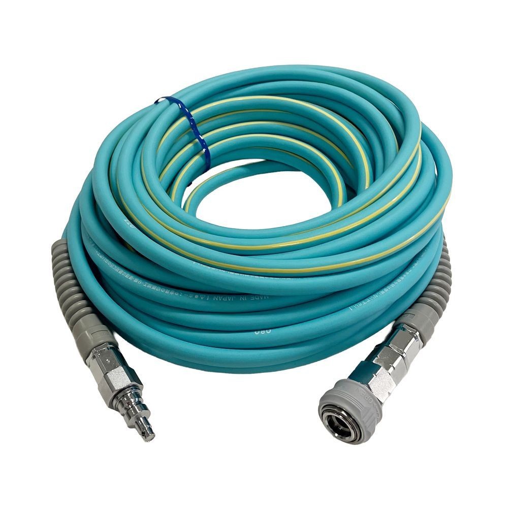 十川産業（Togawa Industry Corporation） ＥＡＺＥ　高圧エアホース　１５ｍ EAZ-5015, ブルー, 15m