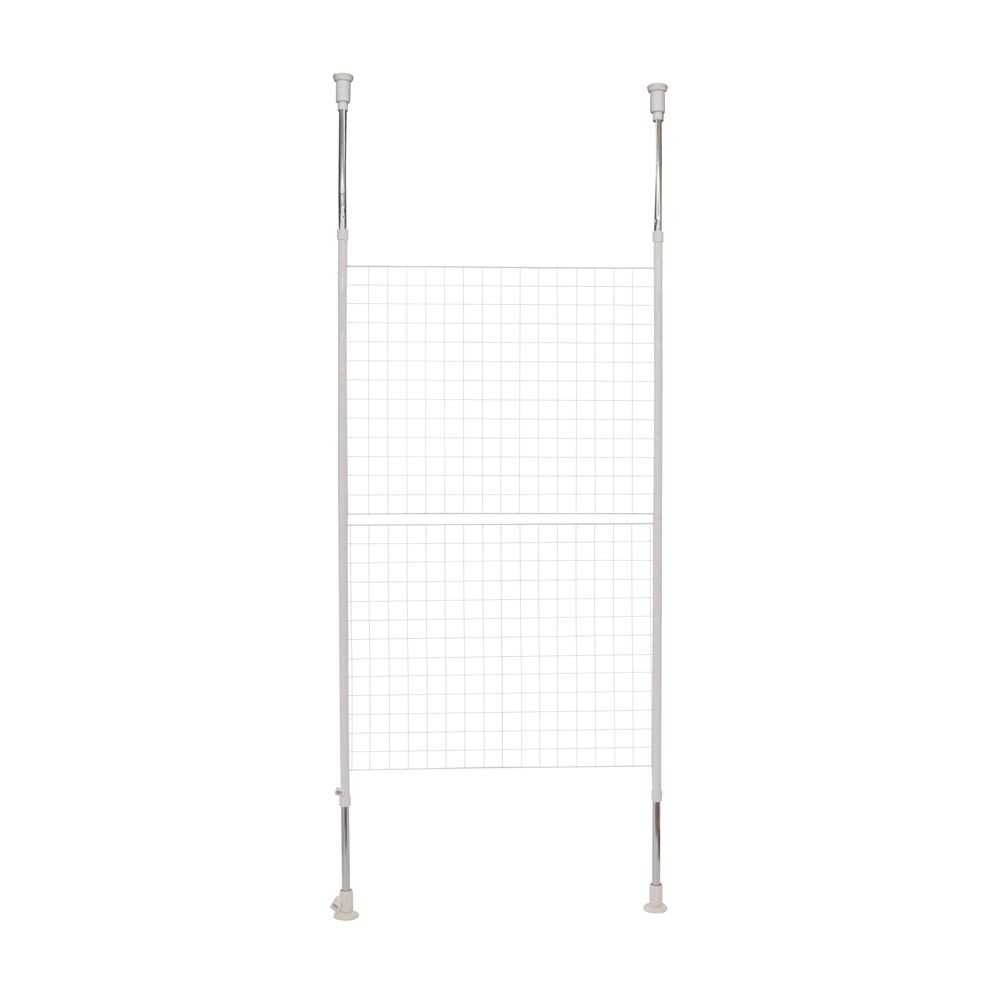 パーテーション85 ホワイト, 白, 幅89cm&times;奥行7cm&times;高さ168~288cm