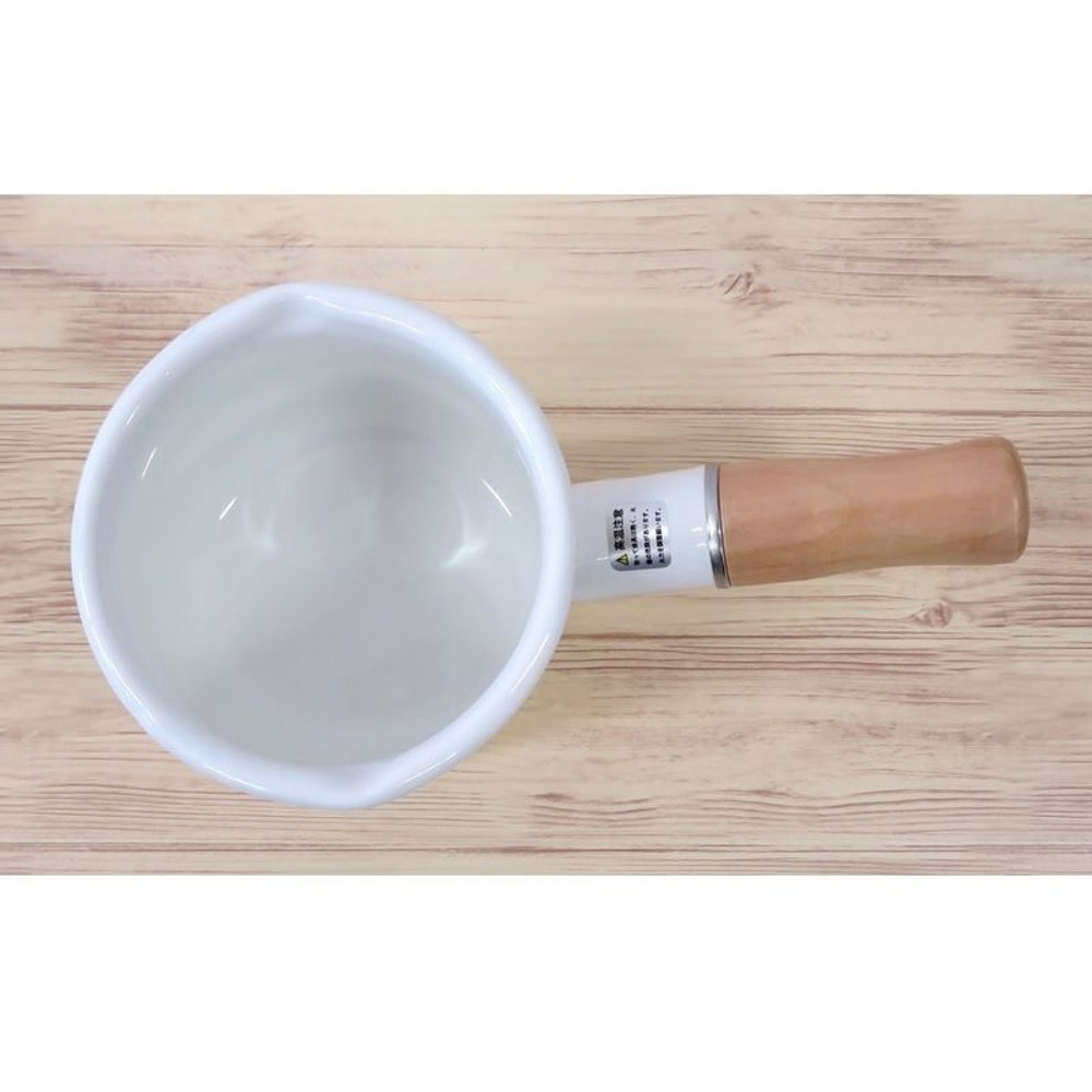 ホーローミルクパン, ホワイト（10cm）, 10cm