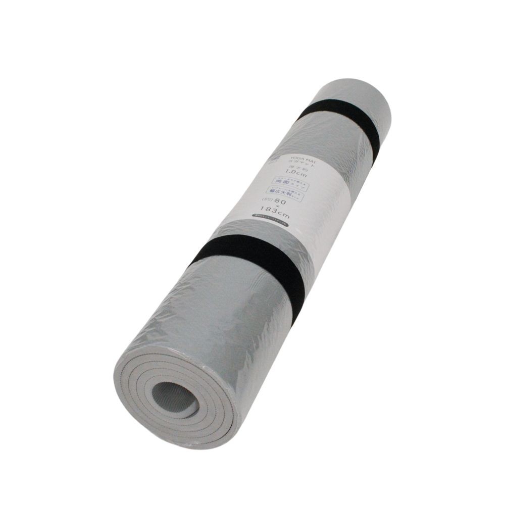 ウイザ WIZ'A ヨガマットストラップ付, グレー, 約80×183ｃｍ