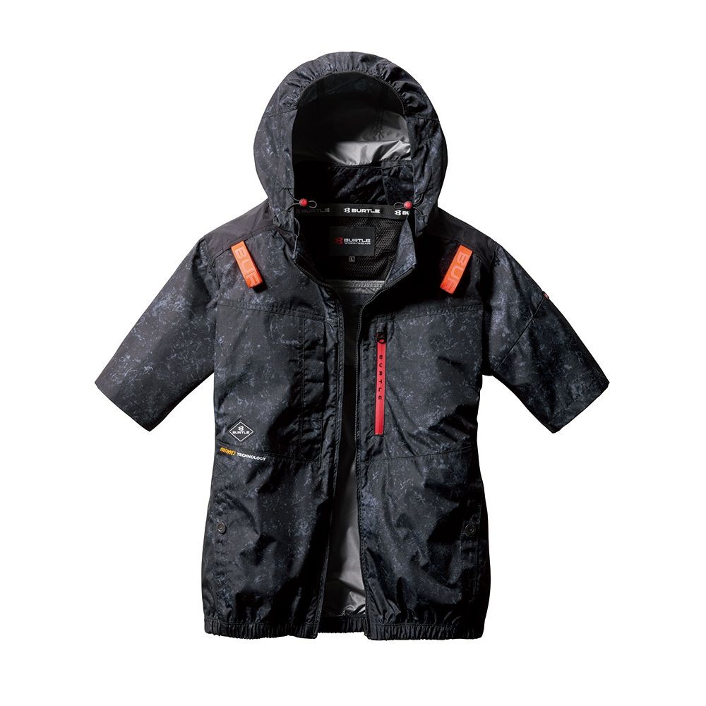 BURTLE AIRCRAFT バートル エアークラフト AC2086 ストームブラック, Sブラック, Mサイズ