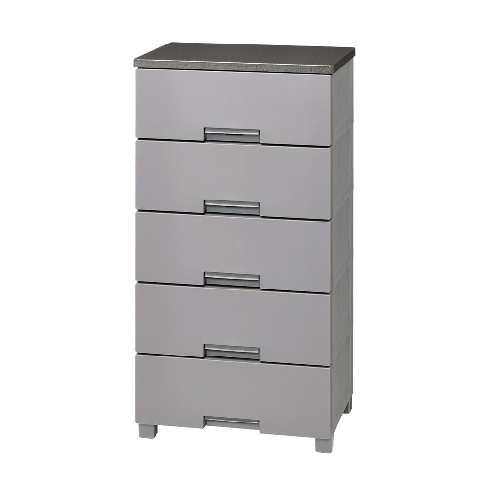 フィッツチェスト　５５０５　グレー, グレー, 5段　幅55cm