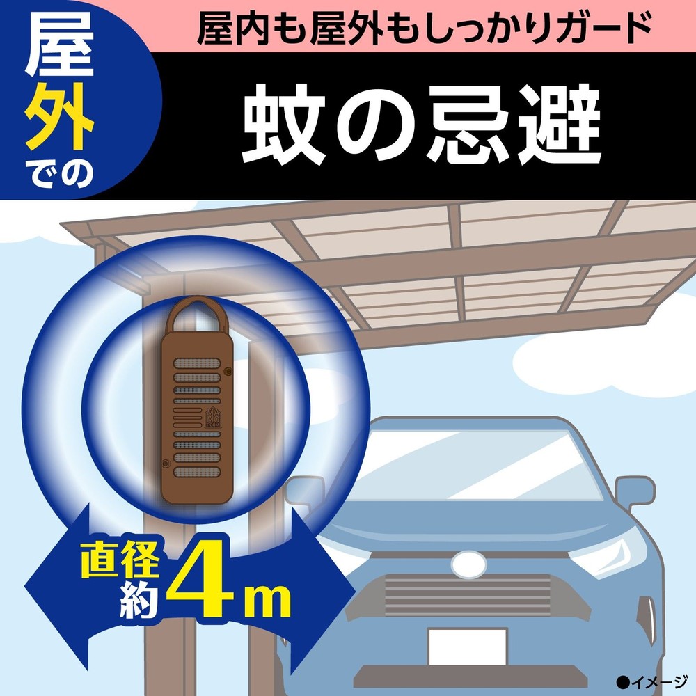 アース　マモルーム　蚊に効く吊るだけプレート　玄関用　１年用, 虫よけプレート, 1年用