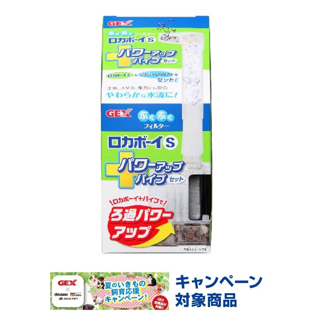 ジェックス　ロカボーイ＋パワーアップパイプセット, ホワイト（S）, Sサイズ