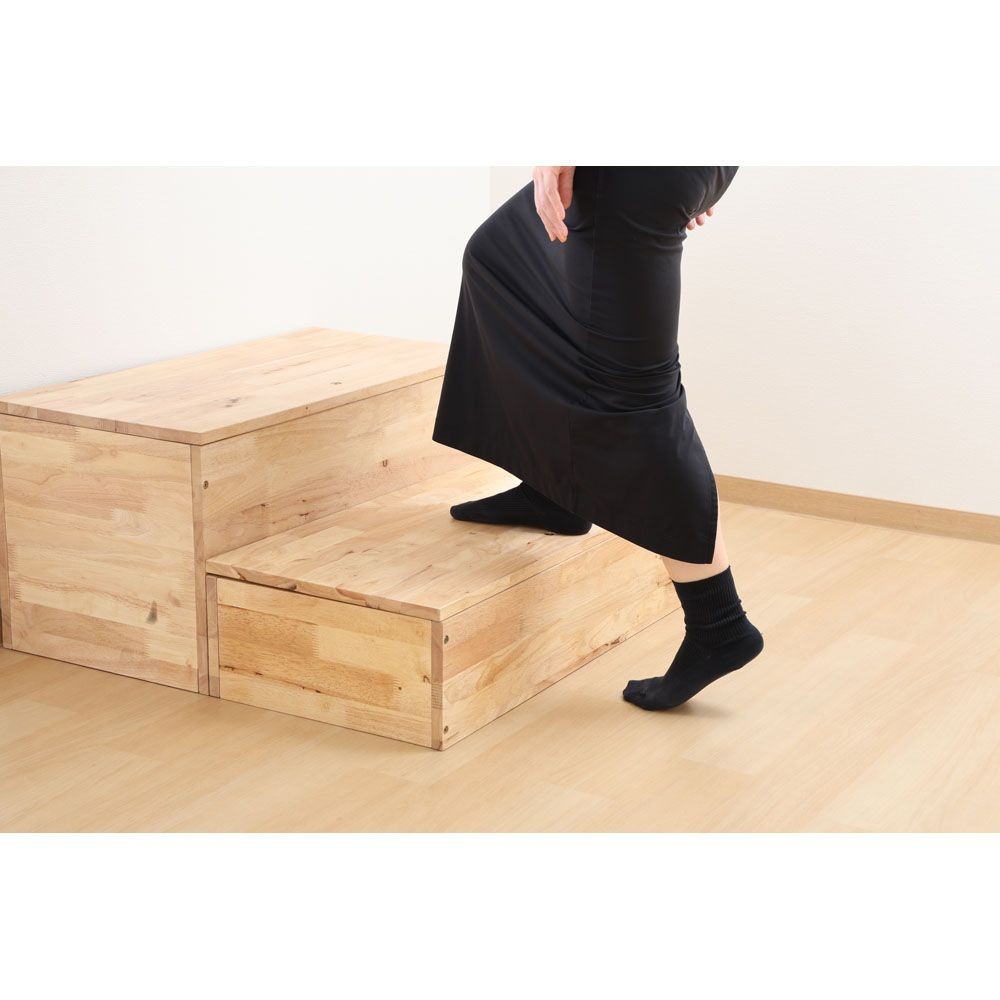 不二貿易 ＮＳ　ＴＡＴＡＭＩ　収納ステップ　（ベースタイプ）【メーカー直送・代引不可】, ナチュラル, 幅800mm&times;奥行400mm&times;高さ200mm