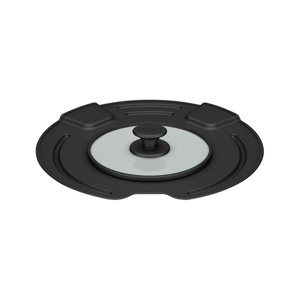 サーモス　着脱式フライパン専用フタ ＫＬＫー２２２４, ブラック, 22cm・24cm対応