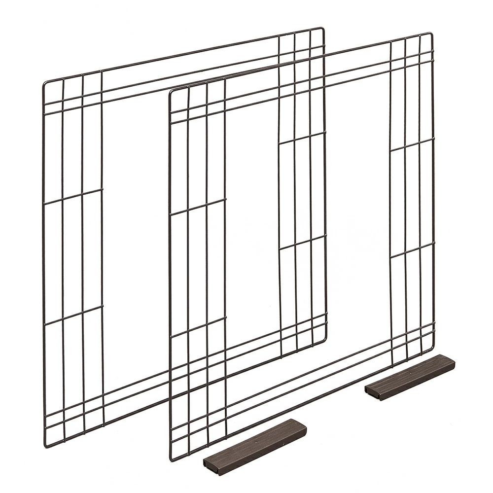 アイリスオーヤマ コンビネーションサークル用左右連結セット P-CS-580CV ウォールナット, ウォールナット, 幅590mm&times;奥行570mm&times;高さ130mm
