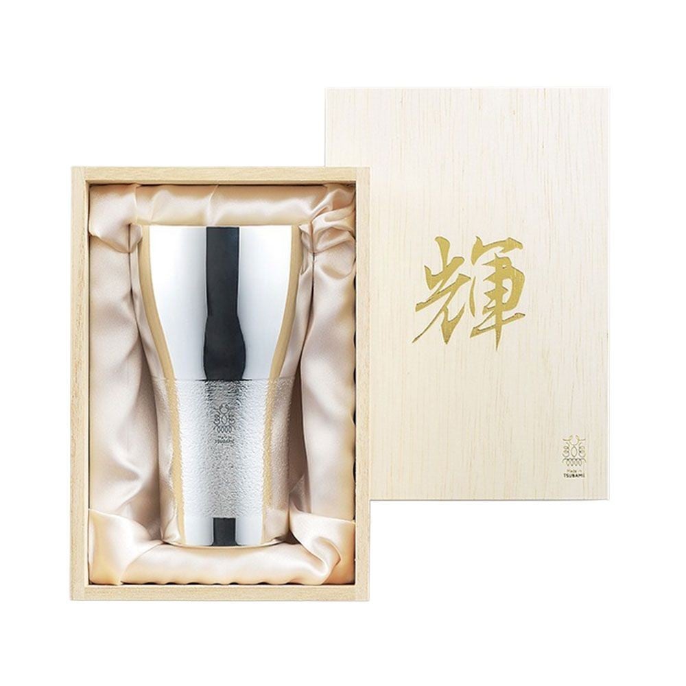タマハシ　輝　純銅ビアタンブラー（銀仕上げ）, 銀仕上げ, 440ml